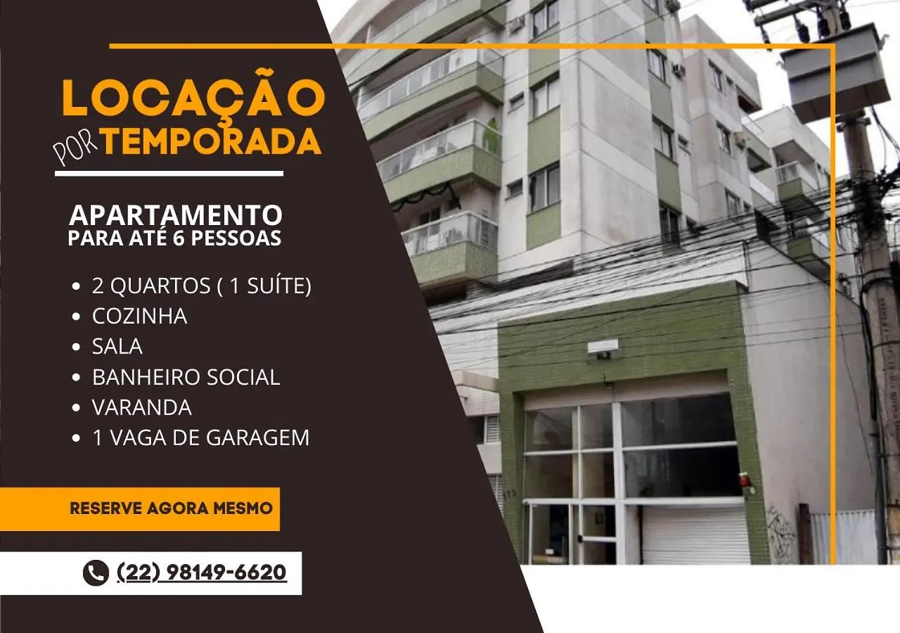 Apartamento Para Temporada Em Cabo Frio - Excelente Localizacao No Bairro Parque Riviera!